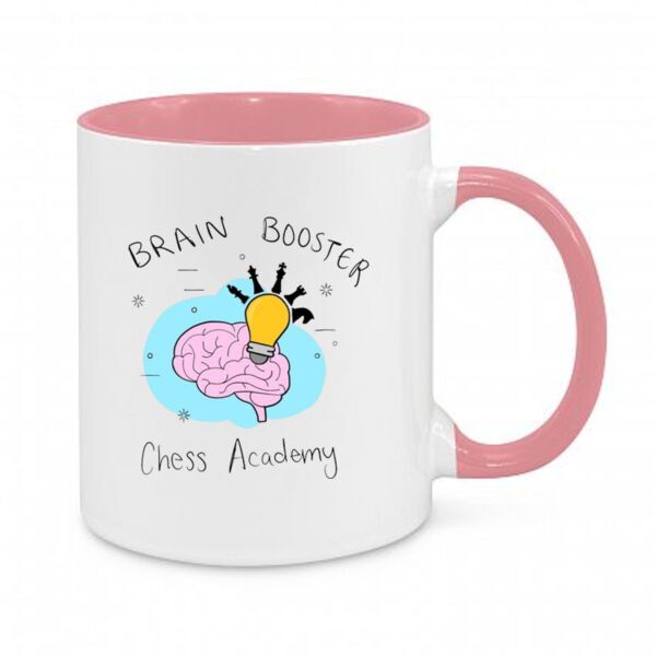 Two-Tone Pink & White Ceramic 11 Oz Mug – Perfect Gift or Everyday Cup Thumbnail
