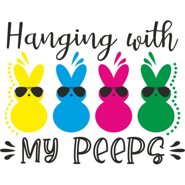 T SHIRT   HANGING WITH MY PEEPS Thumbnail