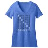 Women's Perfect Blend ® CVC V Neck Tee Thumbnail