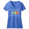 Women's Perfect Blend ® CVC V Neck Tee Thumbnail