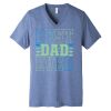 Unisex Triblend Short Sleeve V Neck Te Thumbnail