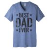 Unisex Triblend Short Sleeve V Neck Te Thumbnail
