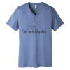 Unisex Triblend Short Sleeve V Neck Te Thumbnail