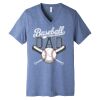 Unisex Triblend Short Sleeve V Neck Te Thumbnail