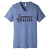 Unisex Triblend Short Sleeve V Neck Te Thumbnail