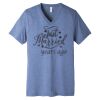 Unisex Triblend Short Sleeve V Neck Te Thumbnail