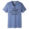 Unisex Triblend Short Sleeve V Neck Te Thumbnail