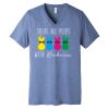 Unisex Triblend Short Sleeve V Neck Te Thumbnail
