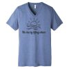 Unisex Triblend Short Sleeve V Neck Te Thumbnail